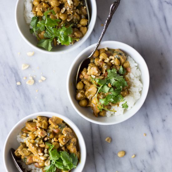 Peanut Chicken Curry