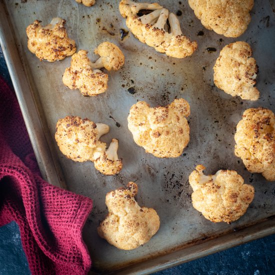 Roasted cauliflower florets