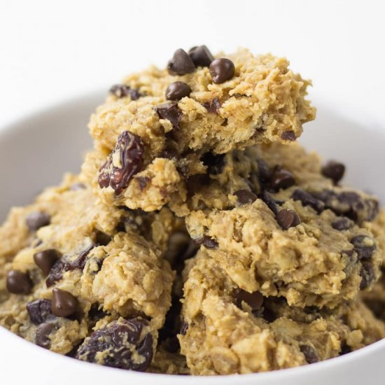 Chocolate Cherry Oatmeal Cookies