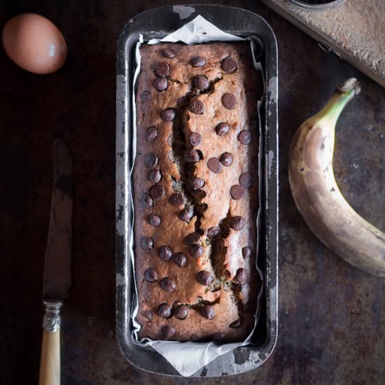 Chocolate chip banana bread