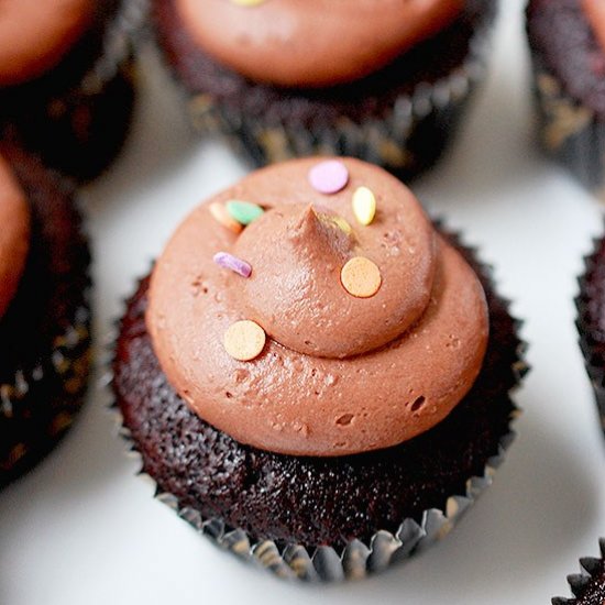 Vegan chocolate cupcakes