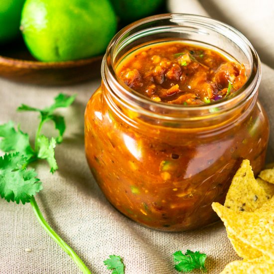 Chipotle-Roasted Tomato Salsa