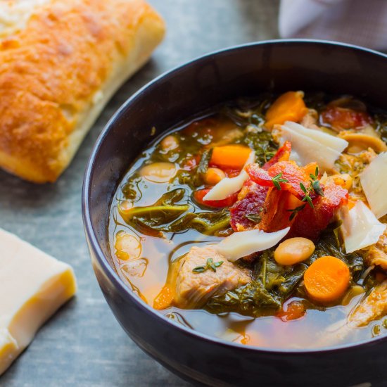 Tuscan Pork & White Bean Stew