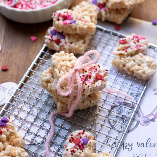 Heart Rice Krispies Treat