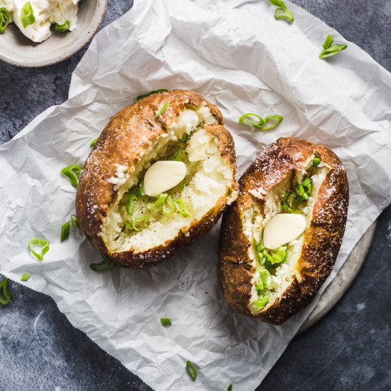 Air Fryer Baked Potatoes