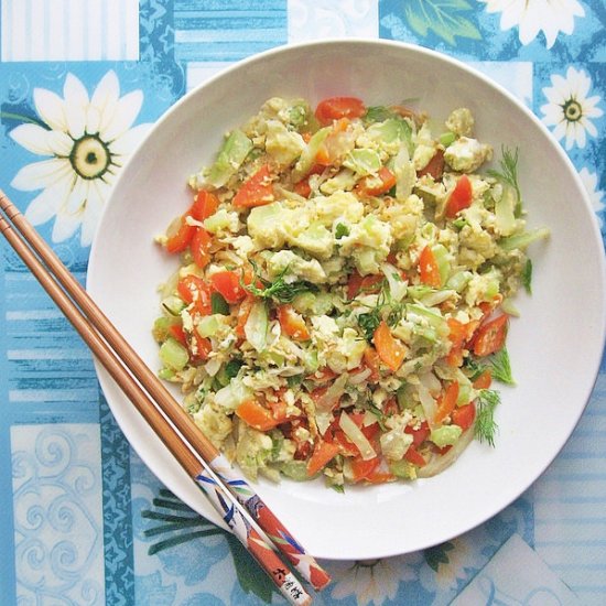 Fennel Egg Scramble