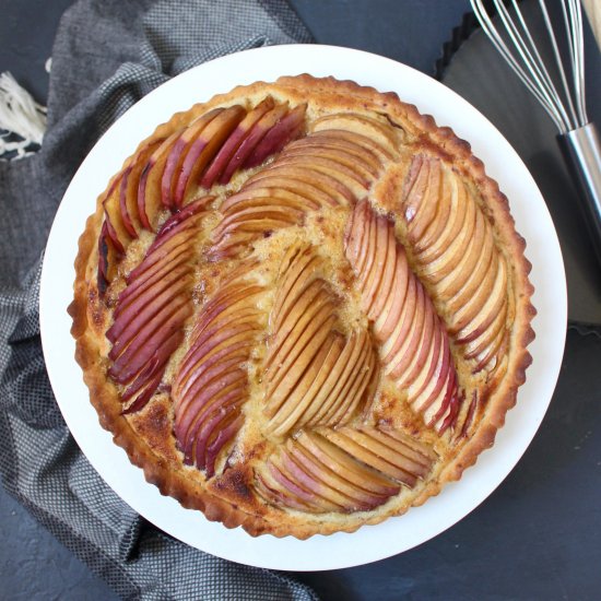 White Peach Frangipane Tart