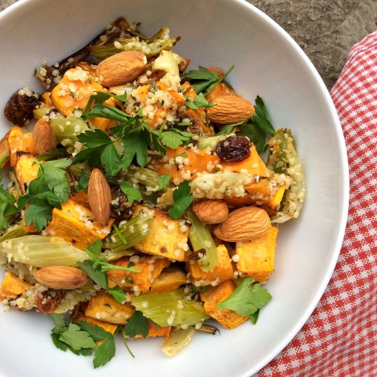 Sweet Potato Celery and Hemp Hearts