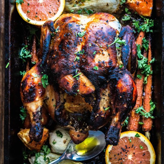 Japanese Miso Roast Chicken