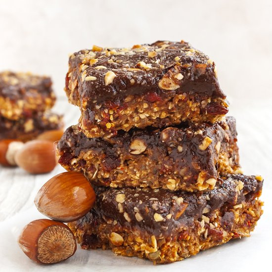 Chocolate Tahini Oat Energy Bar