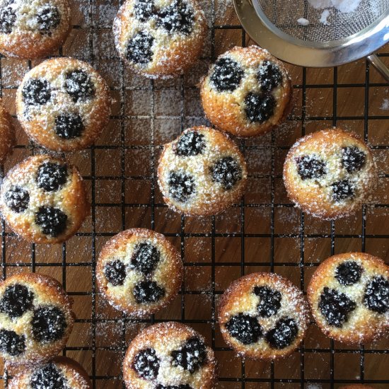 Blackberry and Lime Friands