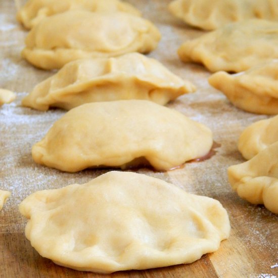 Baba’s homemade pierogi (vareniki)