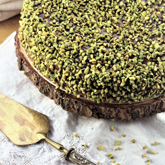 Sicilian Pistachio and Nutella Cake