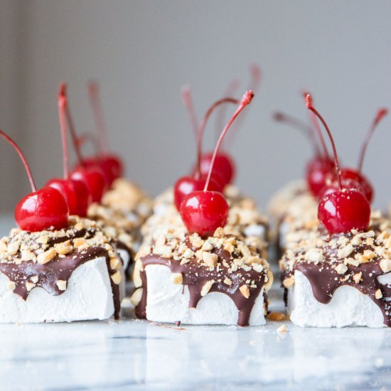 Banana Split Marshmallows