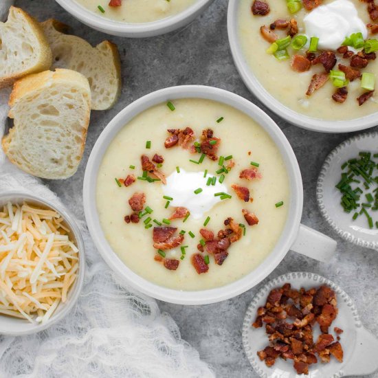 Instant Pot Loaded Potato Soup