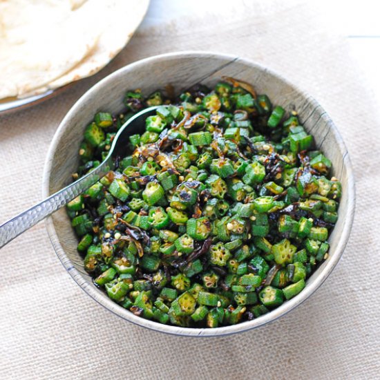 Bhindi Sabzi (Easy Okra Stir-Fry)