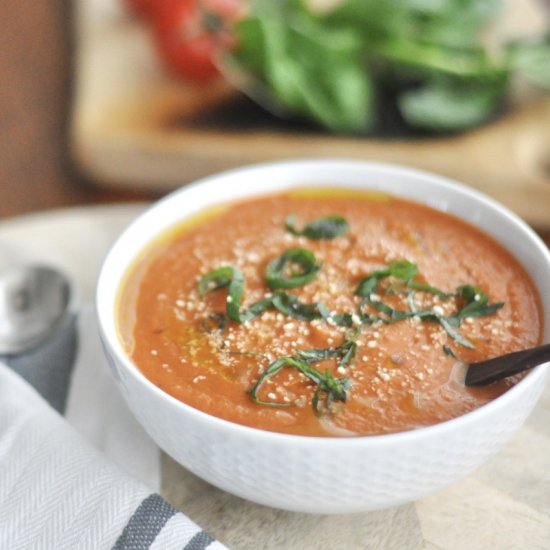 Vegan Cream Tomato Soup