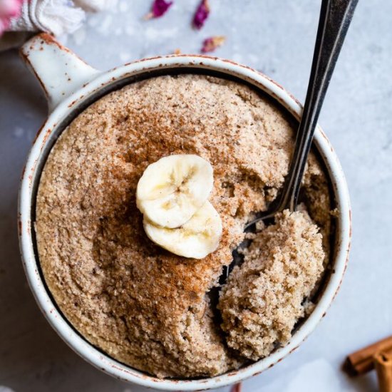 Paleo Banana Bread Mug Cake