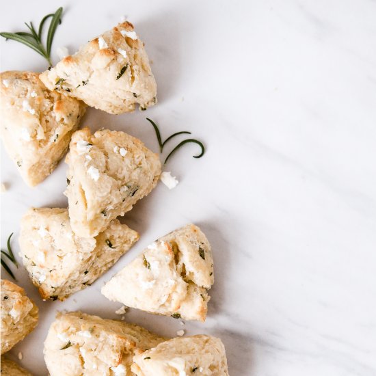 Rosemary Goat Cheese Scones