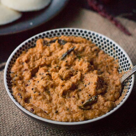 Red Chilli Coconut Chutney