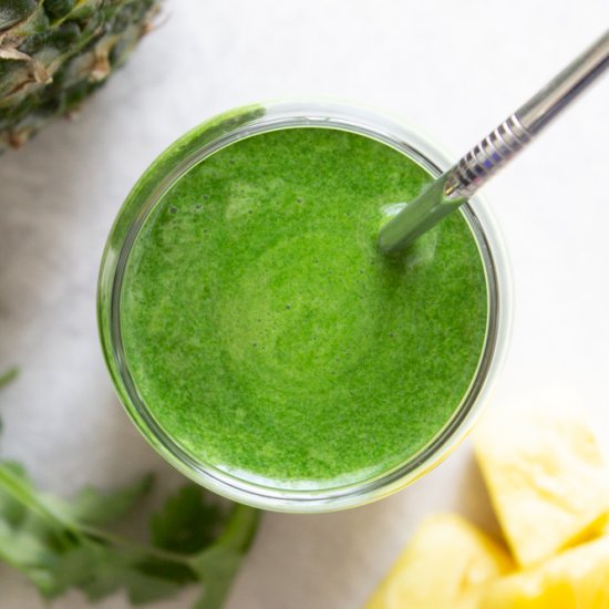 Pineapple + Cilantro Green Juice