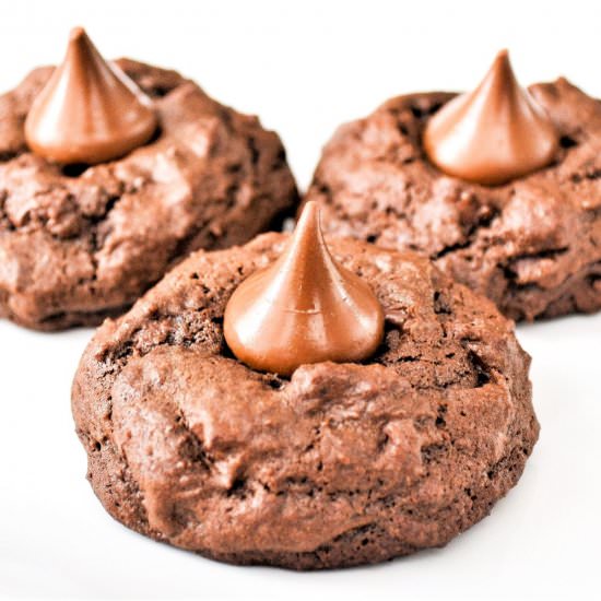 Chocolate Kiss Cookies