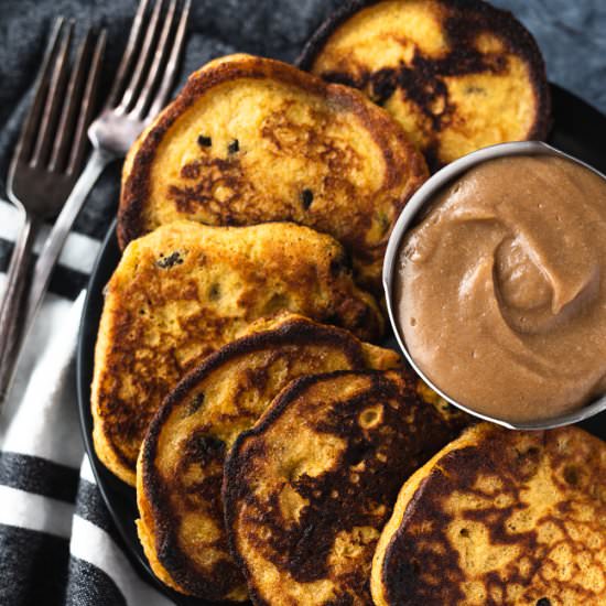 Plantain & Raisin Fritters