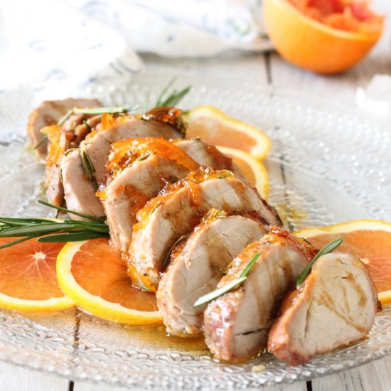 Orange Marmalade-Glazed Pork