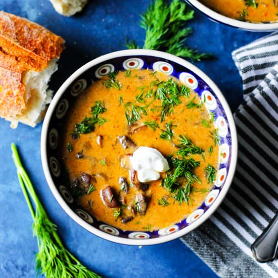 Hungarian Mushroom Soup