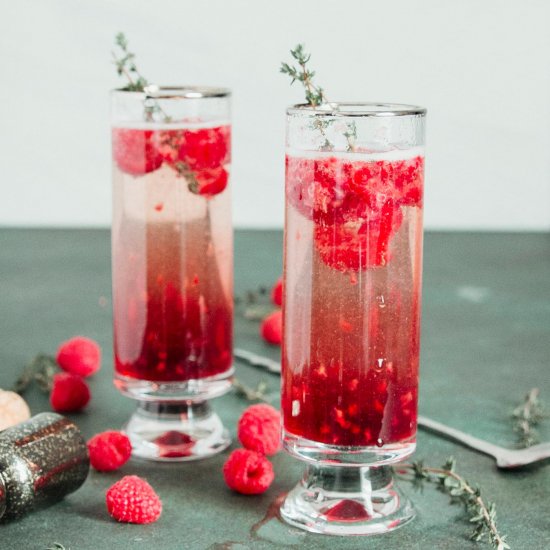 Raspberry Kir Royale