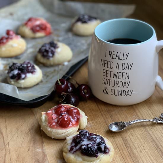 Berry Cream Cheese Danishes