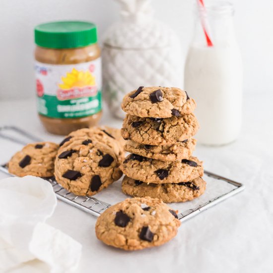 SunButter Chocolate Chunk Cookies