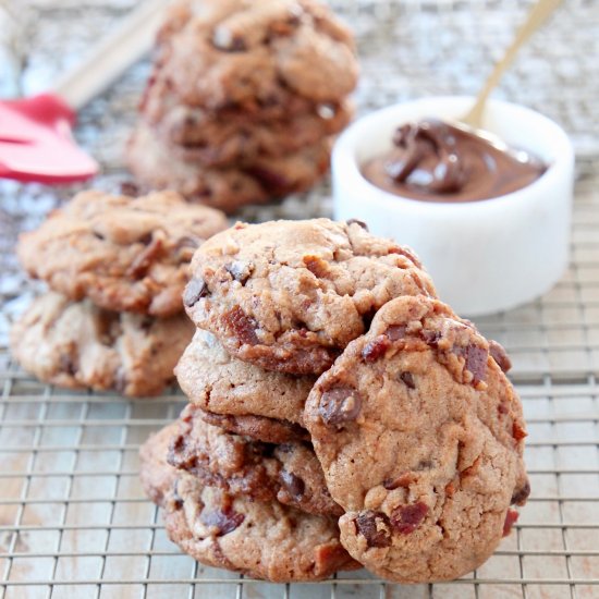 Nutella Bacon Chocolate Chip Cookie