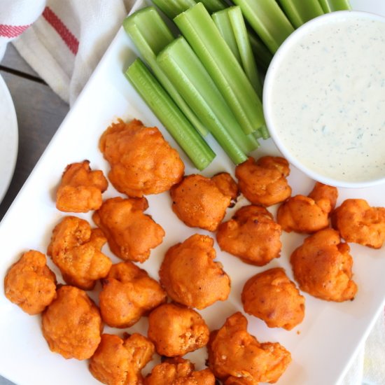 Cauliflower Buffalo Bites