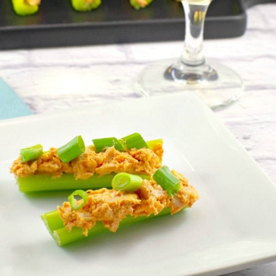 Buffalo Chicken Celery Sticks