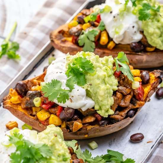 Mexican Stuffed Sweet Potatoes