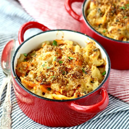 Sweet Potato Mac & Cheese