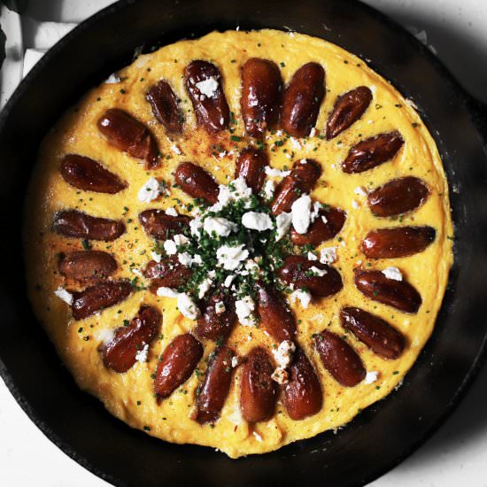 Persian date frittata