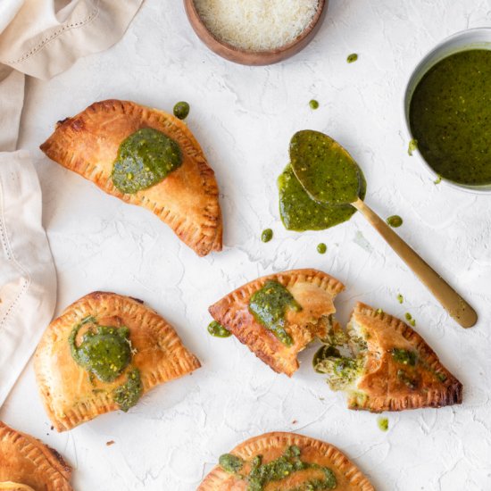 Pesto Chicken Empanadas