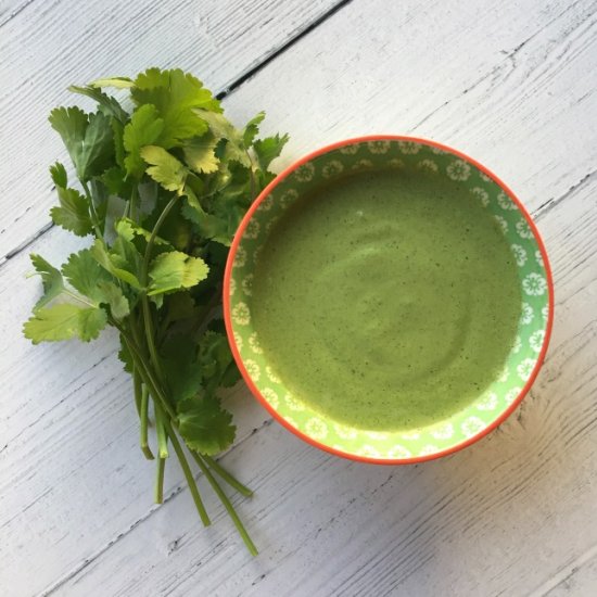 Lighter Green Goddess Sauce