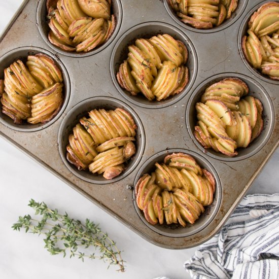 Crispy Muffin Tin Potatoes