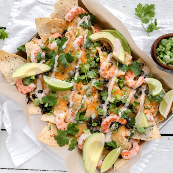 Easy Shrimp Nachos