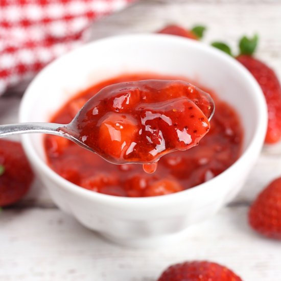 Strawberry Topping for Cheesecake