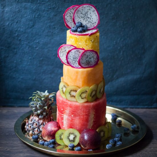 Summer Vegan Fruit Cake