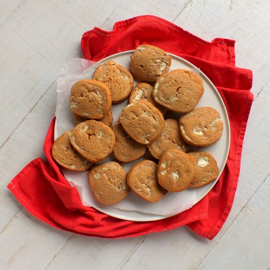 honey goat cheese cajeta cookies