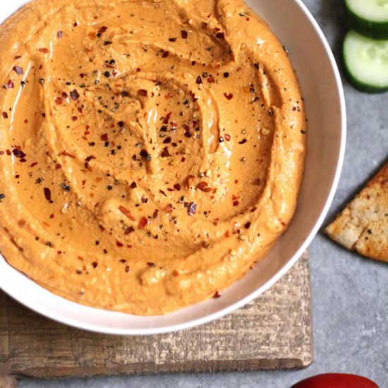 Roasted Red Pepper Hummus