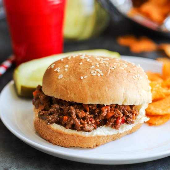 (Healthier) Sloppy Joes