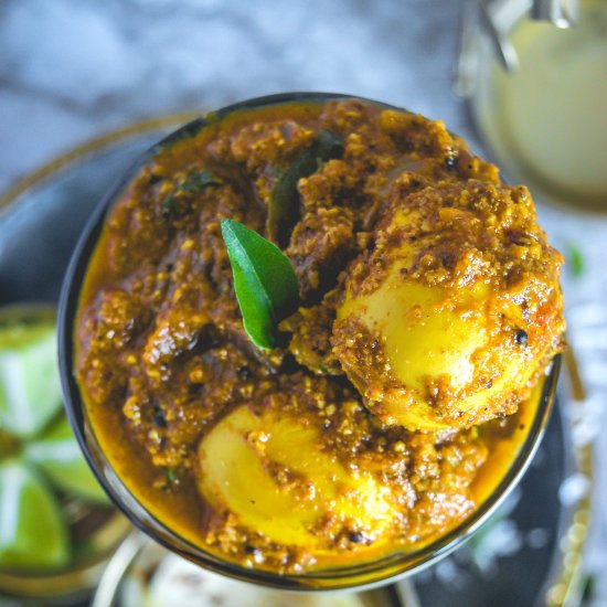 Chettinad Style Egg Roast Curry