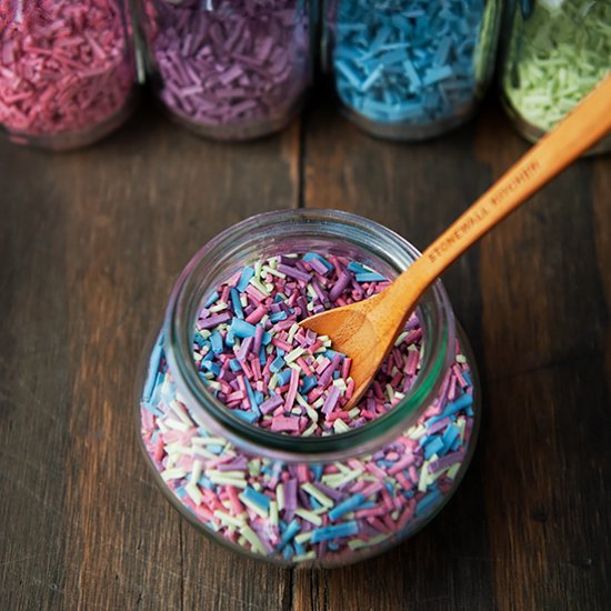 Natural-Color Homemade Sprinkles