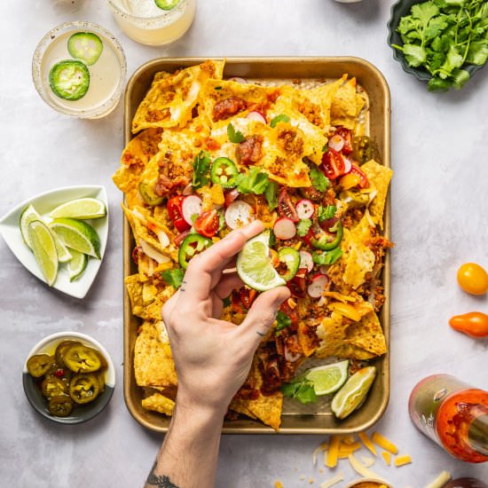 Smoky Quinoa Vegetarian Nachos